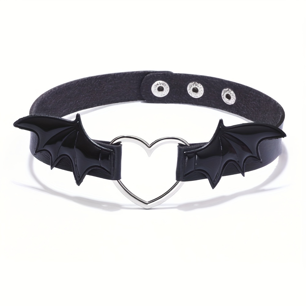 halsband gothic punk stil fledermausflgeln modische herz - Temu Austria