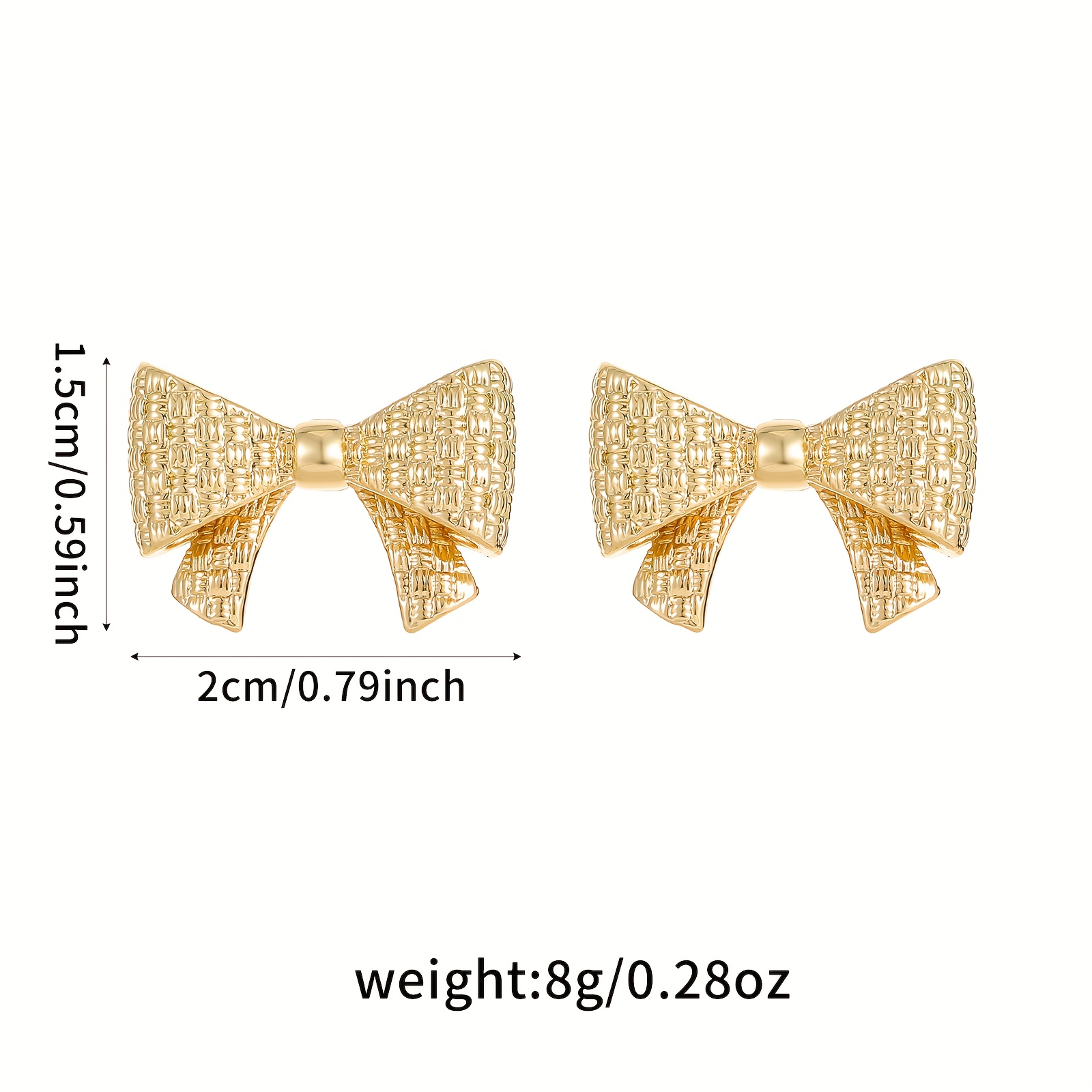 Vintage Bow Stud Earrings for Daily Wear and Special Occasions