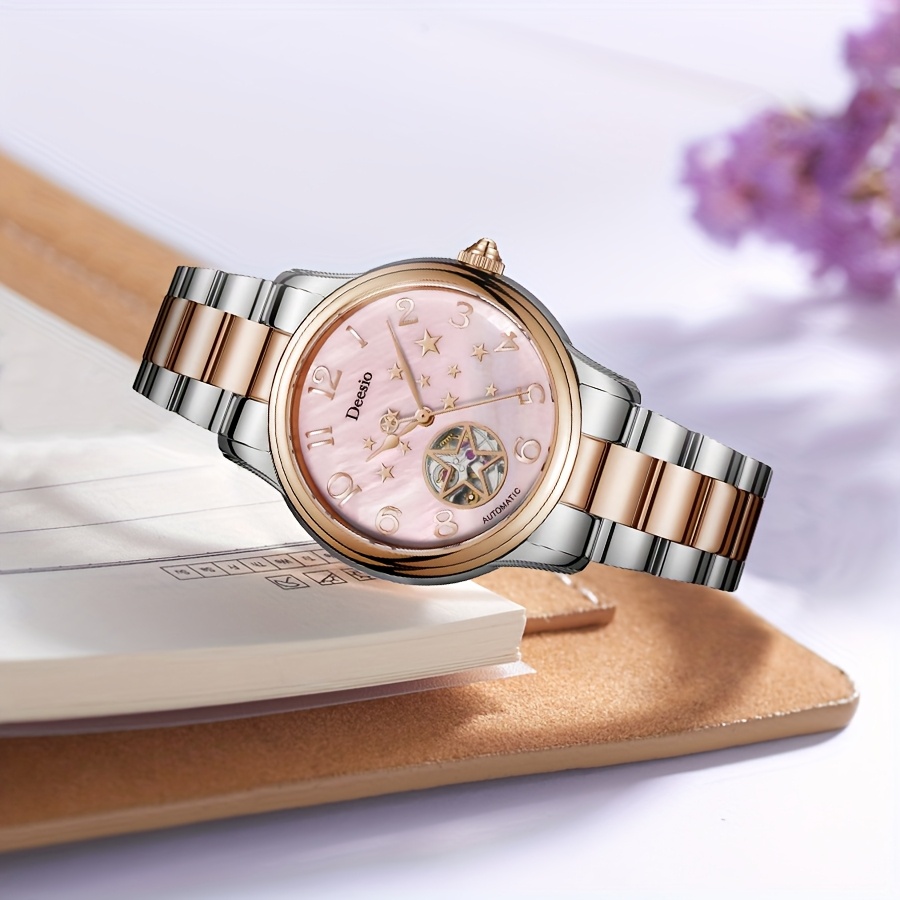 Ms. Deesio's Trendy Star Automatic Mechanical Watch Set