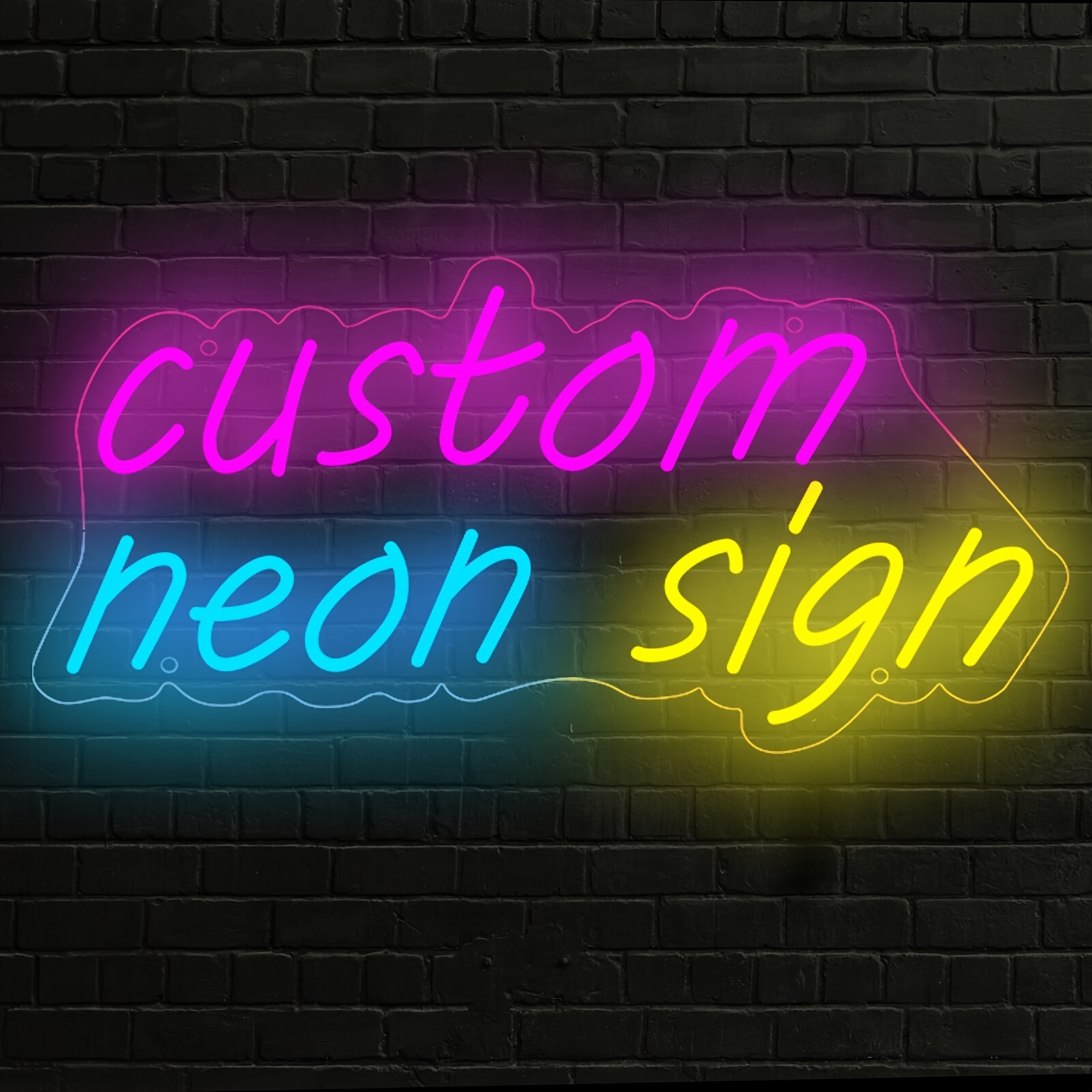 Fluorescent Neon Signs starburst Signs For Retail garage - Temu