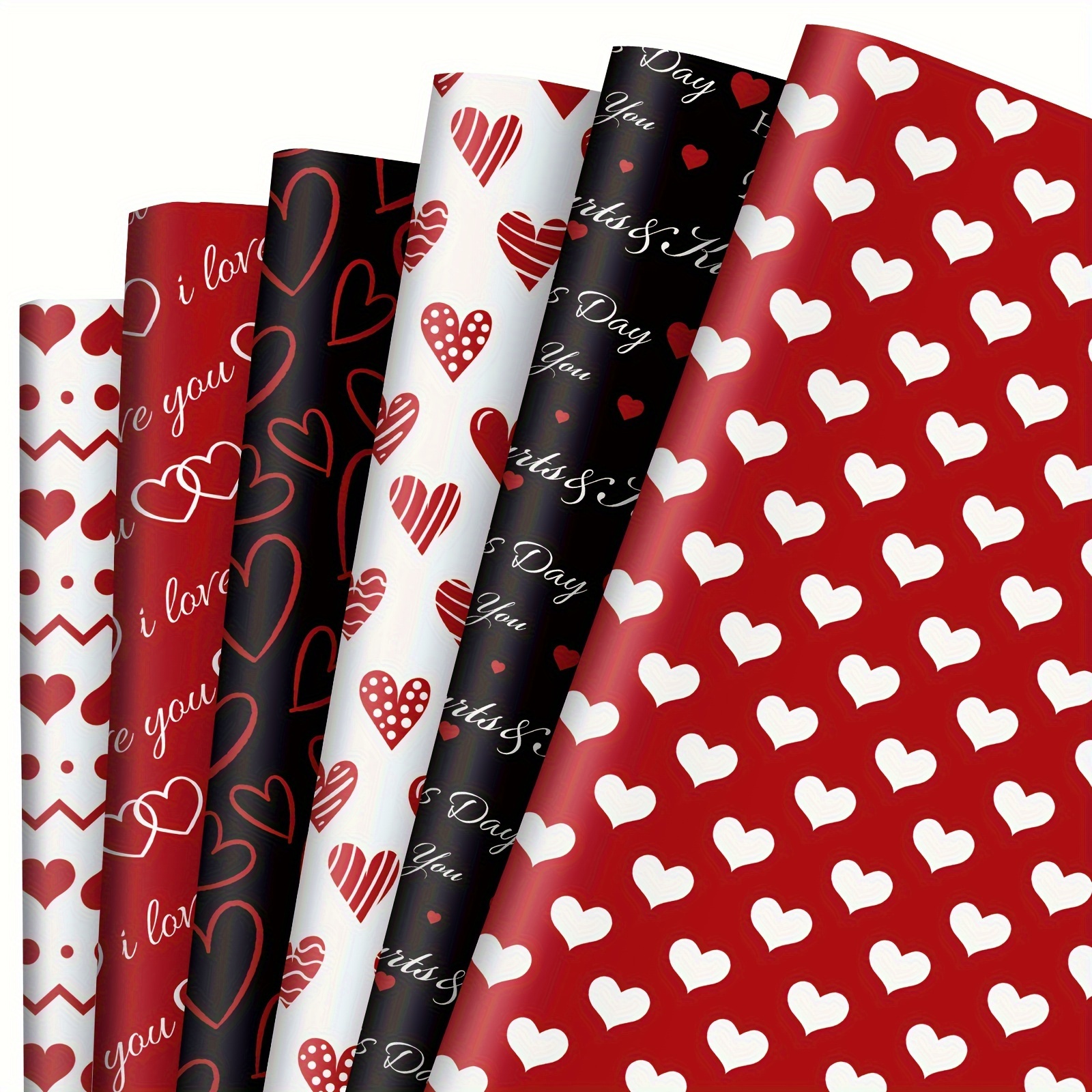 

12pcs 's Day , Red, & Hearts , For , , & - Packaging