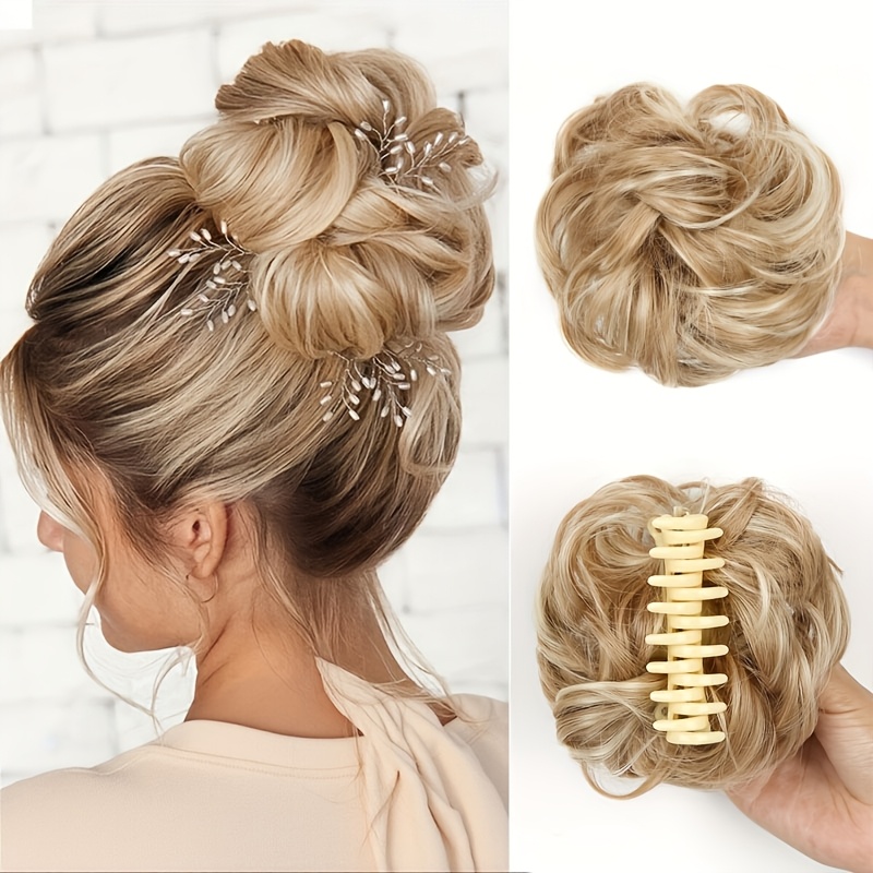 Image of 6-inch Luxurious Synthetic Braided Hair Bun - Versatile, Soft, And Natural-looking Hair Extensions For Volumizing, Styling, And Texture - Perfect For Daily Wear, Cosplay Parties, And Special Occasions