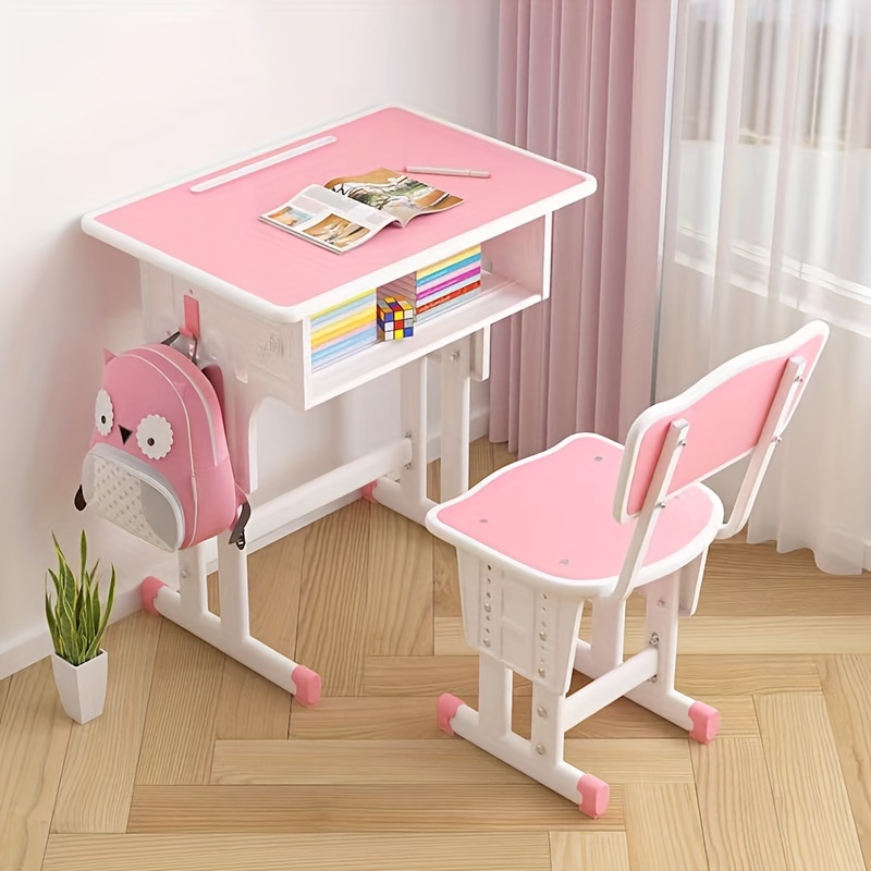 TEMU Children's Study Desk School Children's Desks Raised And School Desks And Chairs For Home Use
