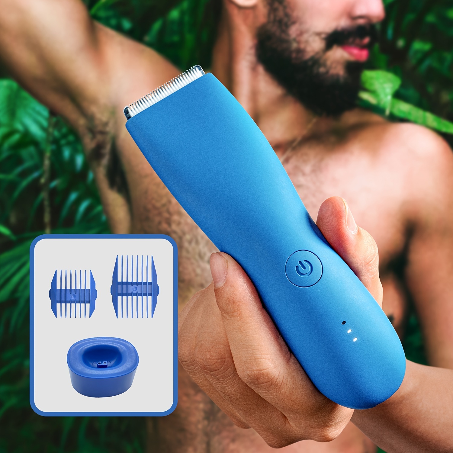 

Ball Trimmer For Men, Electric Body Hair Trimmer Kit, Perfect Grooming Tool, Wet/dry Rechargeable Shaver, Groin & Pubic Hair Care Hygiene Razor, Home Haircut Clippers - Gifts For Men