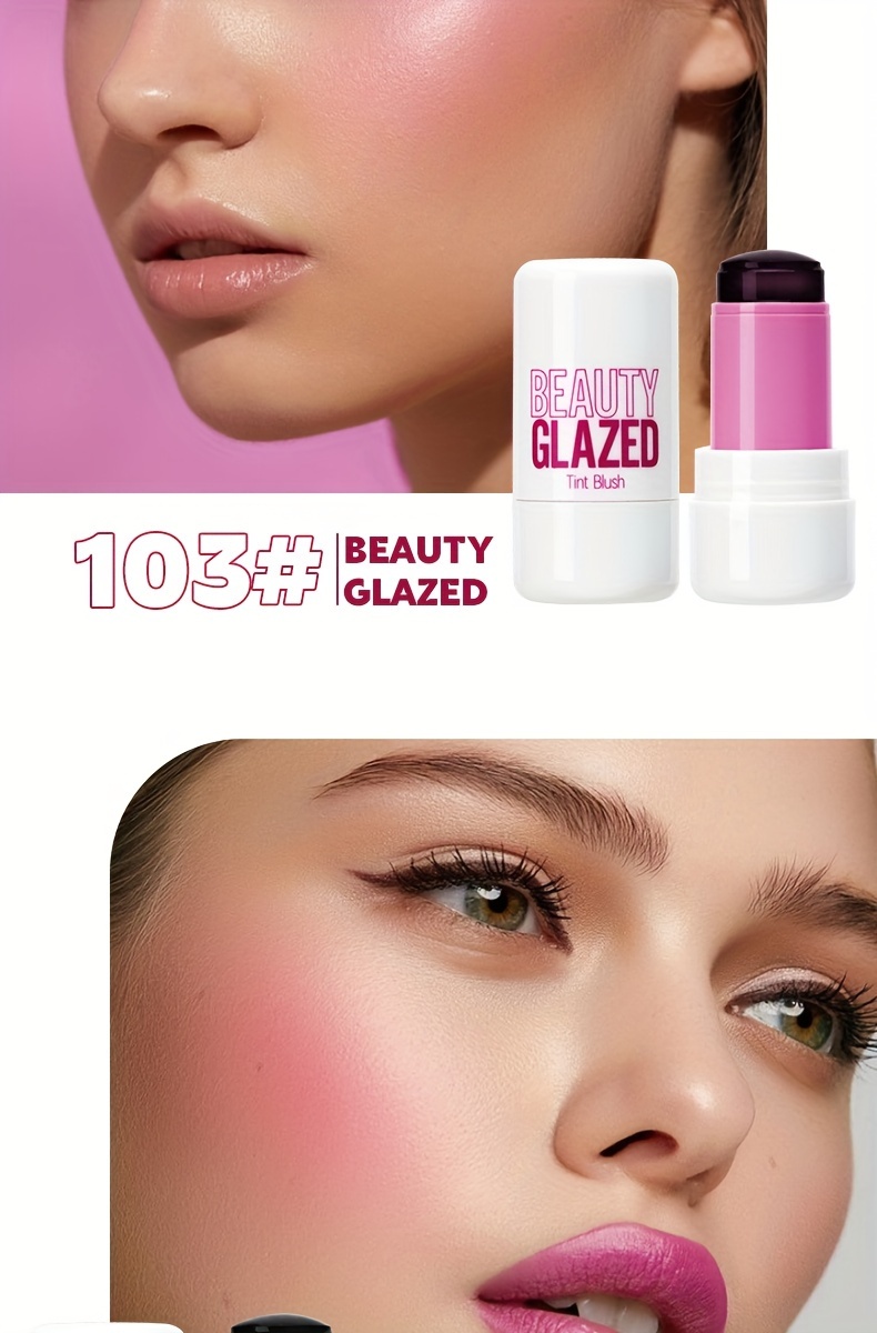   jelly blush aloe glycerin infused flower extract long lasting natural cheek tint assorted colors details 8