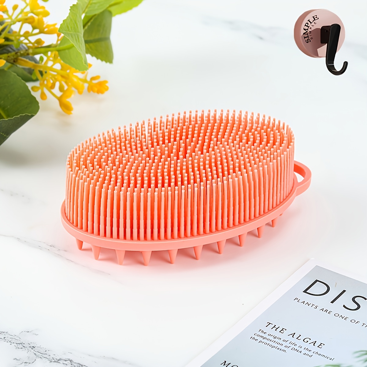 Exfoliating Silicone Scrubber, Easy to Clean and Long-Lasting