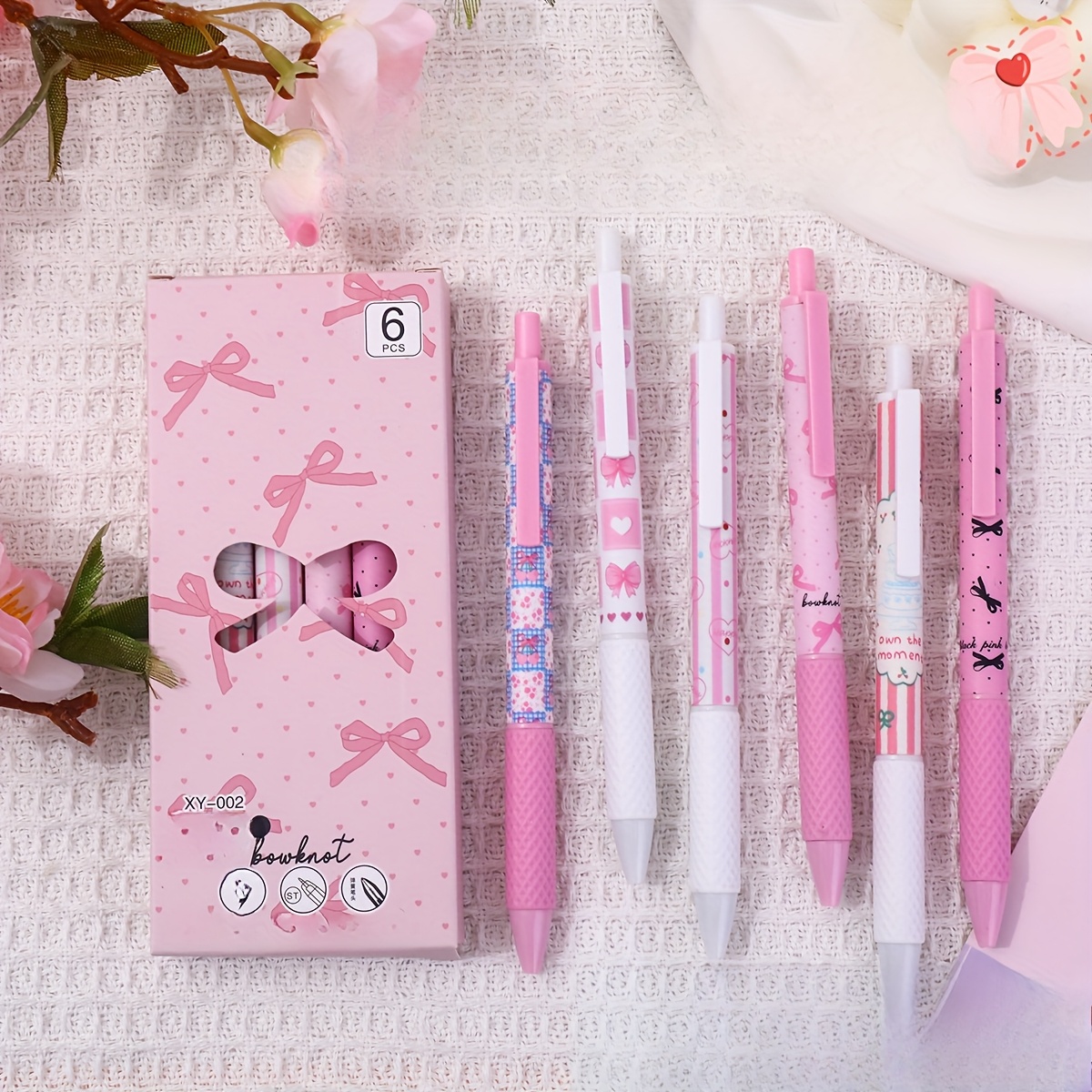 Anecdote Gelstifte Set – 12 Stifte In 6 Farben, 0,5 Mm Feinlinie, Einziehbar, Für Glattes Schreiben