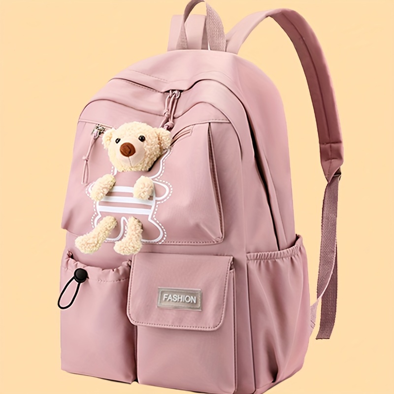 

Stylish Backpack For Girls, Korean Version, Simple And Versatile, Suitable For Middle And High School Students, A Backpack That The Spirit.