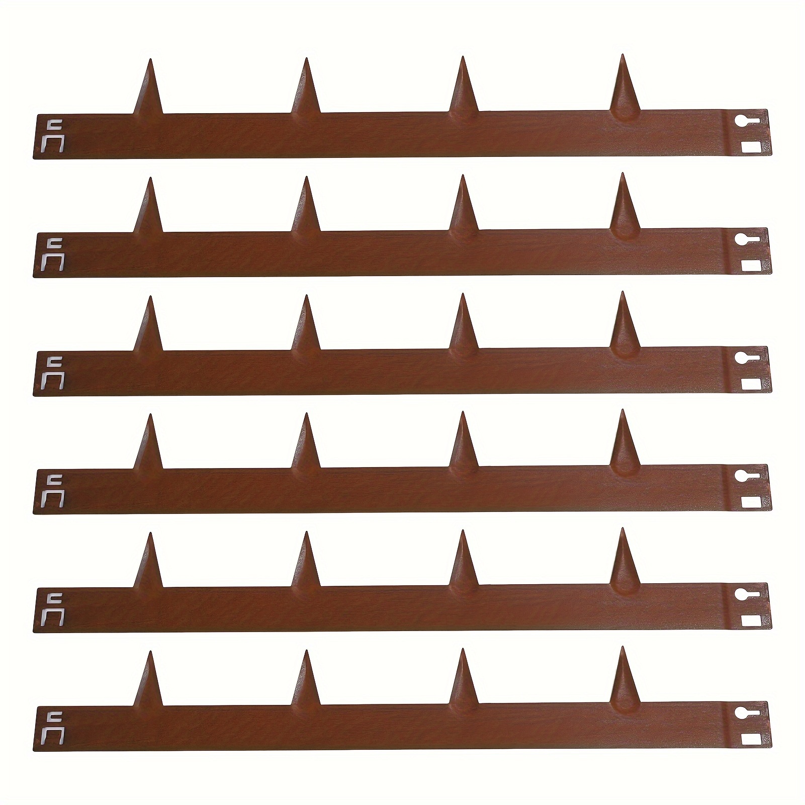 

6 Pcs/set Steel Edging Steel Landscape Edging Garden Bed Metal Border Edge Rusted Rustic Patina 40 Inch Strips Hammer-in Edging Border For Yard Lawn Outdoor Flower Plant Vegetable Yard Pathway Divider