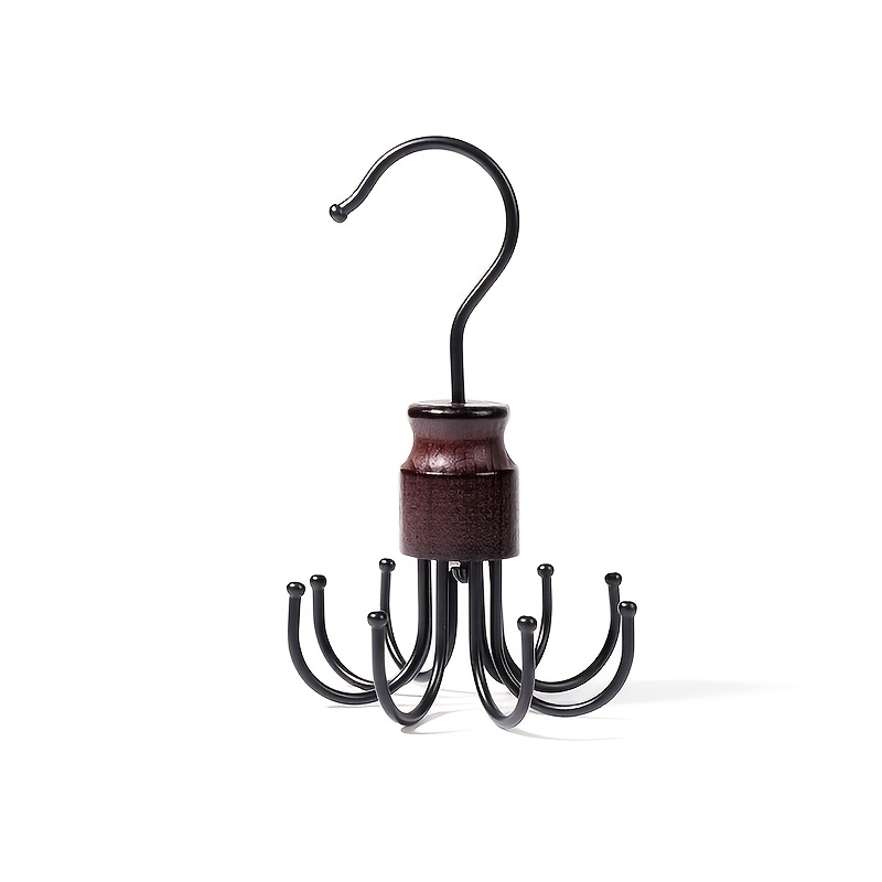 TEMU Porte-manteau 1 pièce à 8 crochets, organisateur de sacs, suspension encombrante pour sous-vêtements et écharpes, crochet de cintre