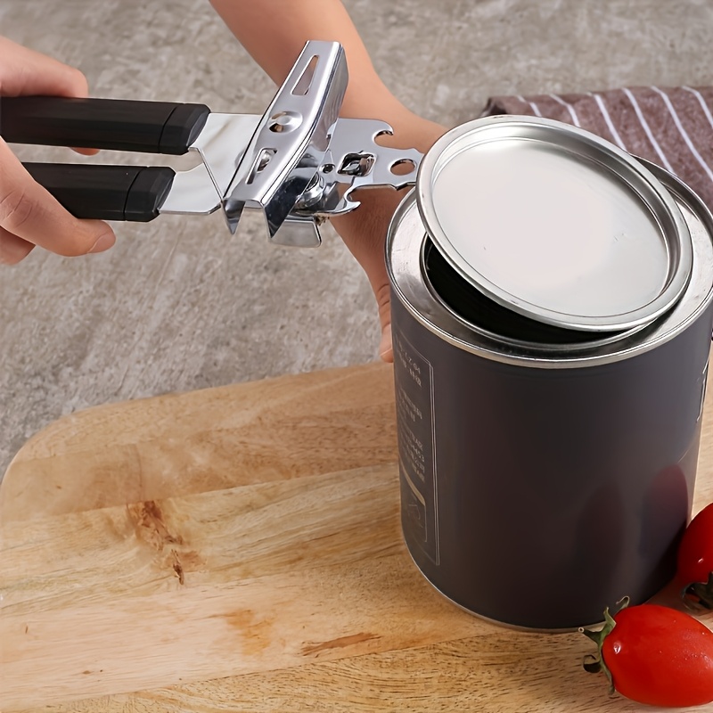 1pc 3 in 1 heavy duty can opener multi functional bottle opener   can openers for adults and seniors manual multi functional can opener suitable for home kitchen restaurant party kitchenware christmas party new year and spring Product details 5