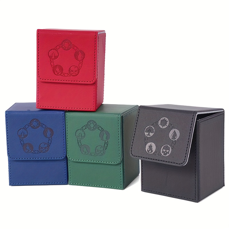4 pack card deck box mtg card copyrighted design fits 100 - Temu