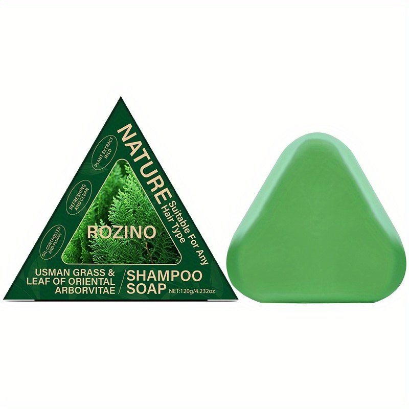 Image of Fluffy And Oil-control (traditional Chinese Medicine ) 28-day Platycladus & Grass Shampoo Bar, Stay Up All Night Without Going Bald, Instant And Anti-breakage, Shampoo Stick/removes Loose Flakes