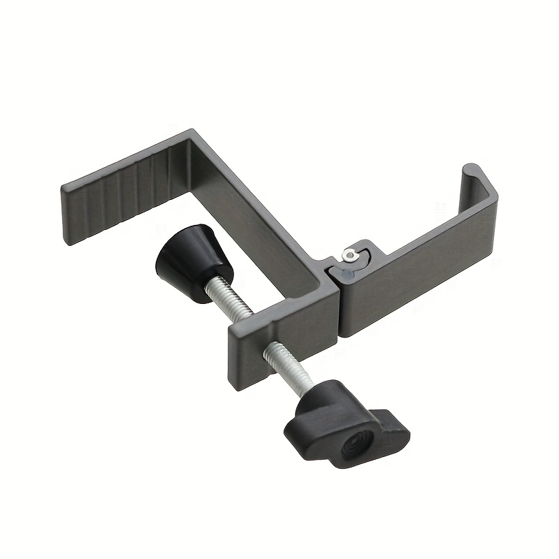 1pc Foldable Aluminum No-punch Hooks, Adjustable Deskside Hangers, . Suitable For Backpacks, Mugs, Handbags, Student School Bags