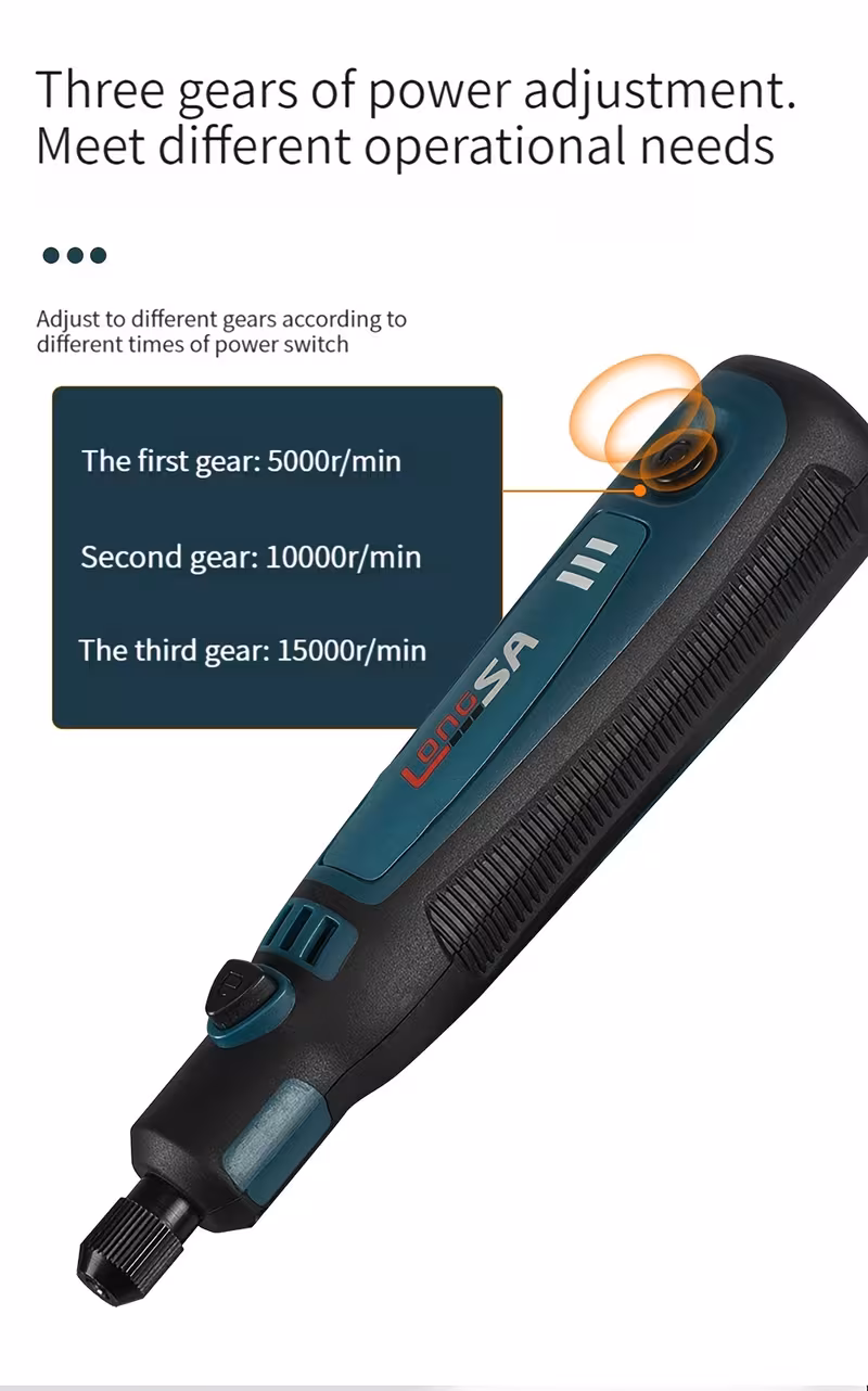 5000-10000-15000rpm 3.6v usb безжична електрична дупчалка гравирачка пенкало мини мелница микро ротационен алат за мелење/полирање/гравирање/дупчење/сечење/отстранување на рѓа 3-брзински 700mah литиумска батерија полнечка дупчалка безжичен рачен гравирач машина Детали за производот 11