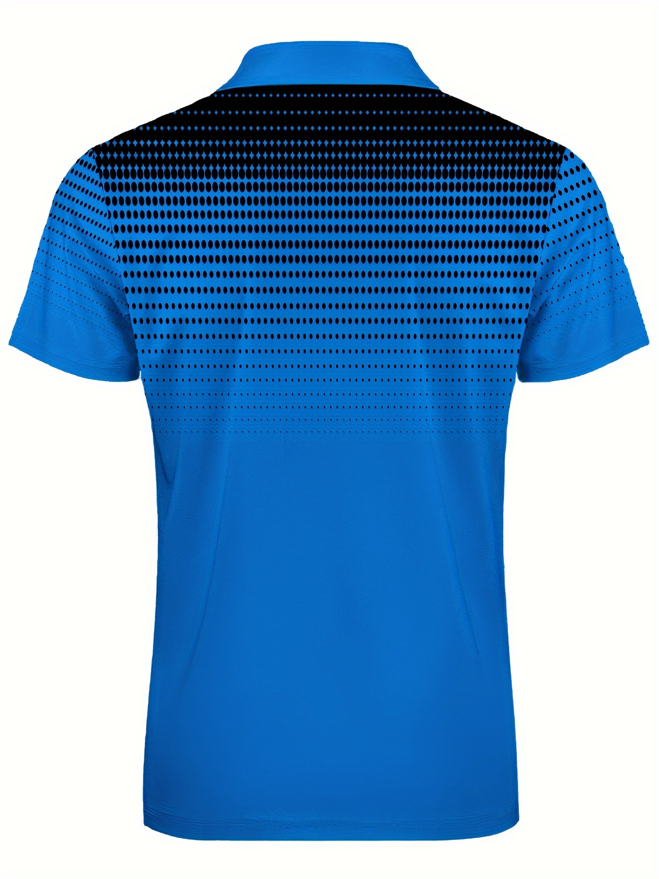 Men'S Plus Size Polo Shirt, Casual Golf Sports Polo with Polka Dot 3D Print, Short Sleeve, Knit Fabric, Slight Stretch, Regular Fit, All Season Lapel Collar, Polyester 95% Spandex 5% - 180g/m?