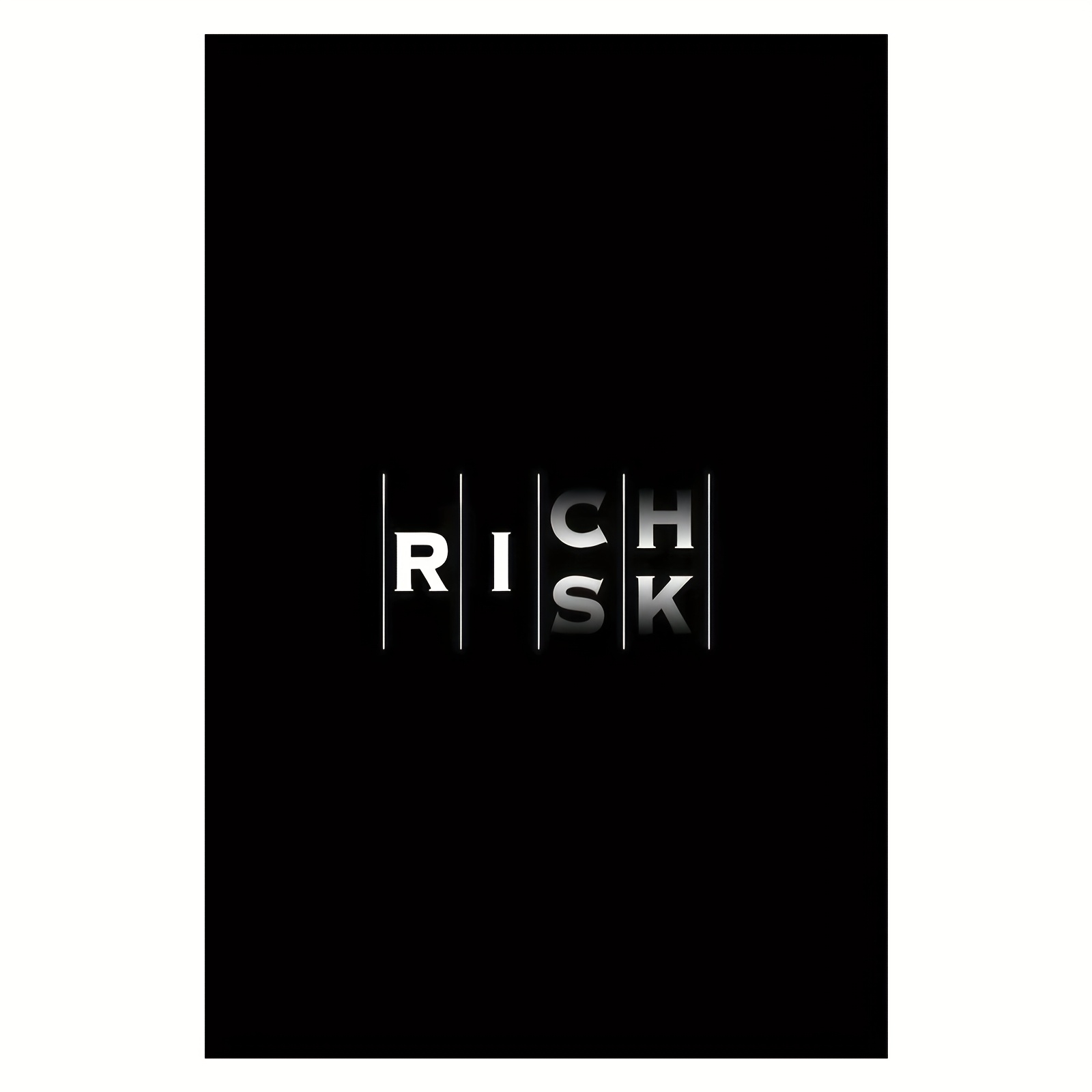 E-shop 2D Flach, 2D Flach, 2D Ebene, Rahmenloses " Is Not People Don'T Care" Inspirierendes Leinwand-Wandkunst-Poster - Auffälliger -Schriftzug,