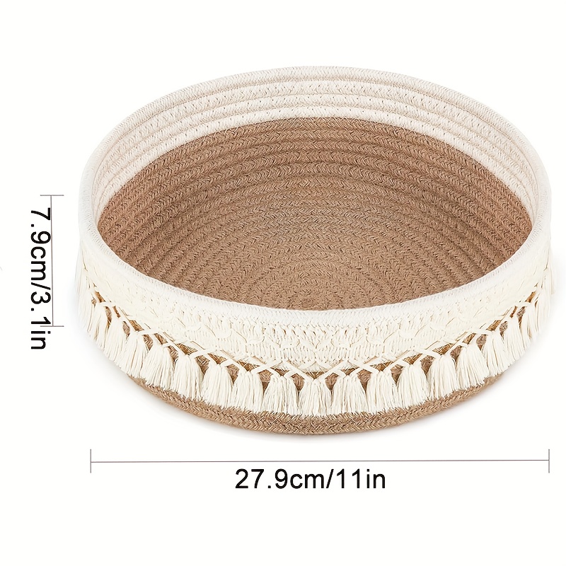 TEMU Basket Tassels - Versatile Cosmetic Organizer, & Hypoallergenic For