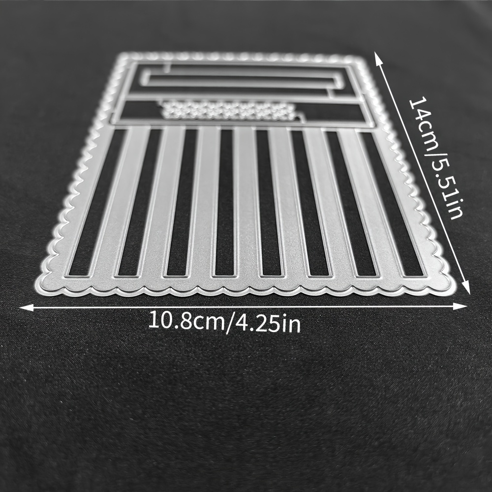 TEMU 1pc Exquisite Day Metal Cutting Mold, Suitable For Photo Album Production, Handicrafts, Diy Relief Templates, Handmade Cards, And Gift Card .