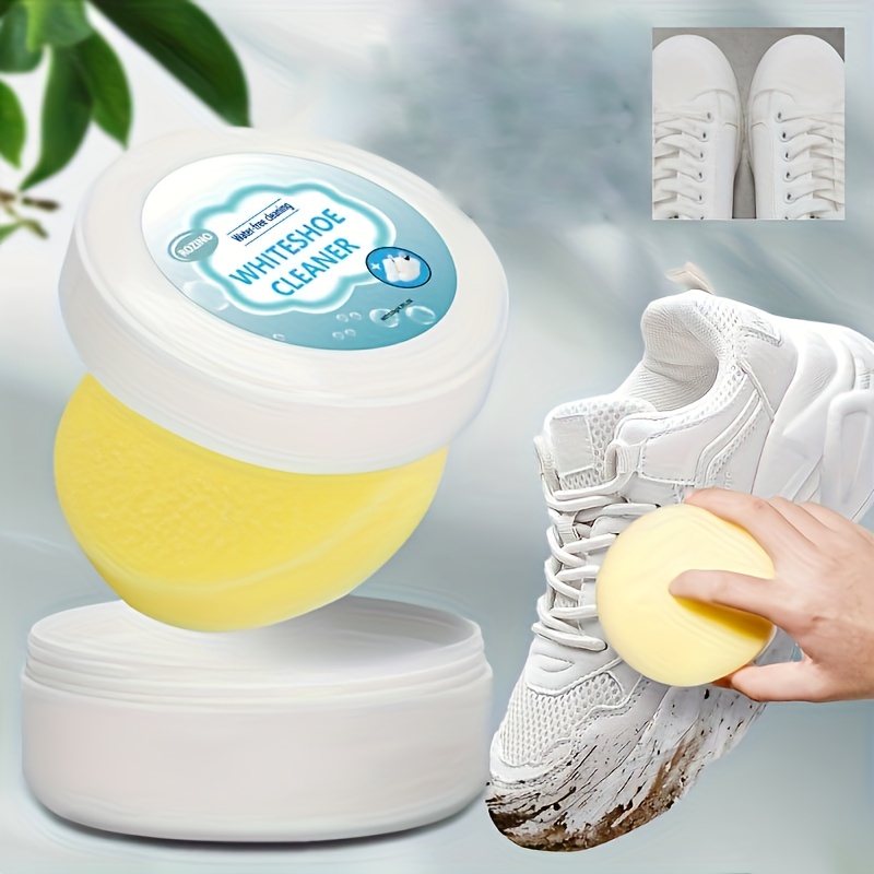 1ud Crema De Limpieza Para Blanquear Zapatos Deportivos Desechables, Crema De Limpieza Especial Para Mantenimiento De Descontaminación De Zapatos, Herramientas De Quitar Manchas detalles 0