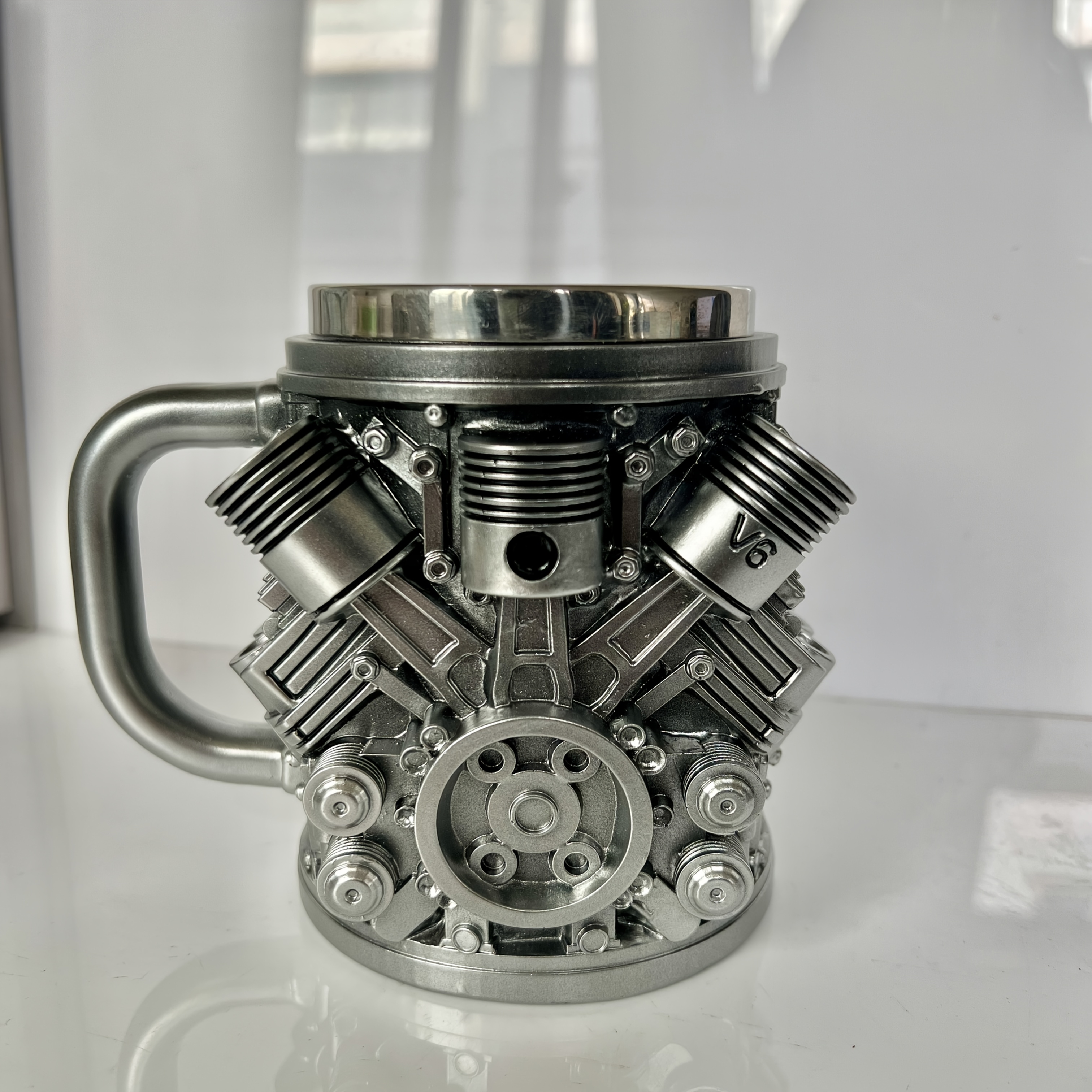resin desktop art decor vintage collectible with detailed mechanical design   office or study ideal for room decor details 4