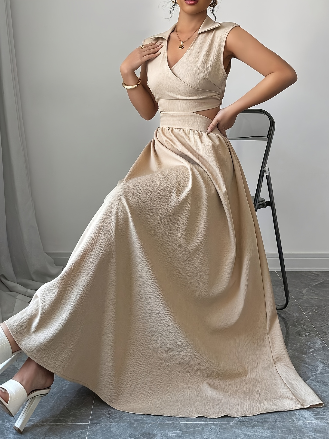 slim fit dress slacks Starfall Maxi Dress