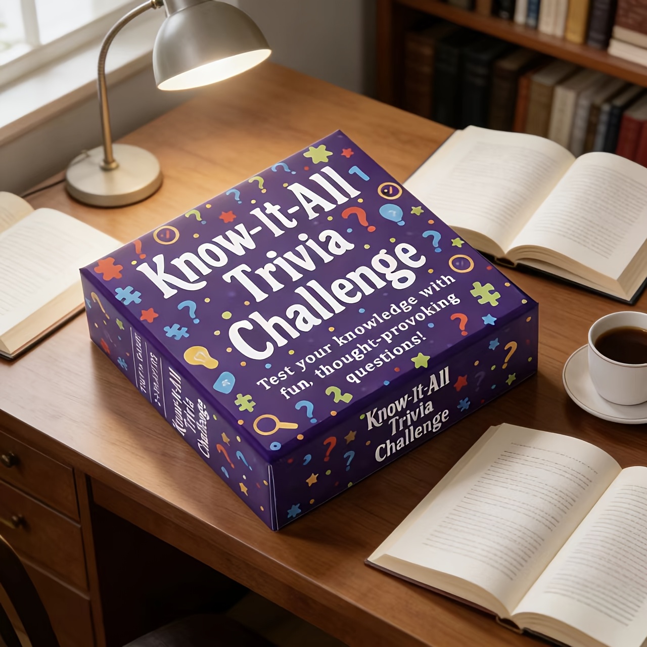 The Know-It-All Trivia Challenge Multiplayer Tabletop Q&A Game