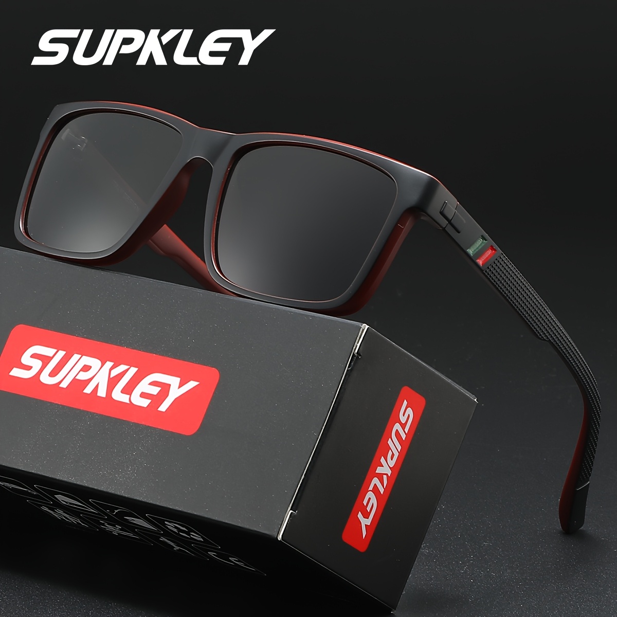 

Supkley Classic Sunglasses For Men Tac Polarized Lens Driving Fishing Hiking Eyewear Uv400 Protection Professional Sunglasses Ideal Gift Unisex Lovers