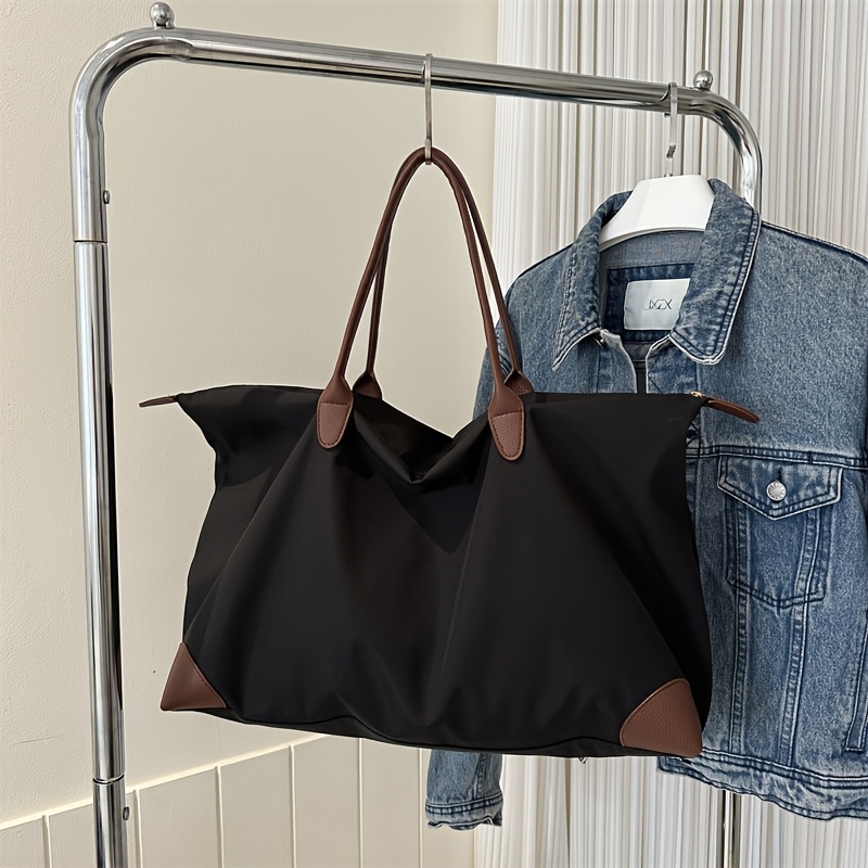 E-shop Damen Tote Bag - Große Sommer Tote Bag, Lässige, Vielseitige Schultertasche, Einfache Mode Reisetasche, Leichte Tragbare Fitness Yoga Tasche,
