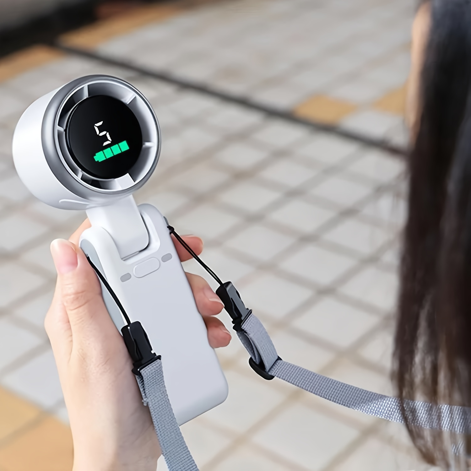 Portable Turbo Fan Designed for Hand Use, Featuring a 3-In-1 High-Speed Configuration, 5 Adjustable Wind Speeds, And USB Rechargeable Capability, Perfect for Outdoor Activities, Travel, Camping, And Work