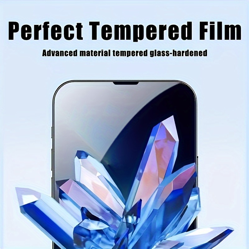3-Pack Glossy Tempered Glass Screen Protectors, Full Coverage Anti-Fingerprint Overlay for iPhone 14/13/12/11/SE/X/XR/XS/8/7 Plus - Case Friendly, Anti-Scratch & Shatterproof