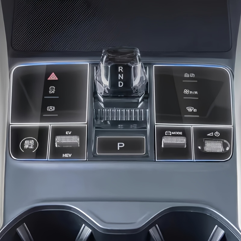 For Byd 6/seal U 2023-2026 Additions Interior Film Transparent Tpu Gear Panel Navigation Center Console Ppf Protection