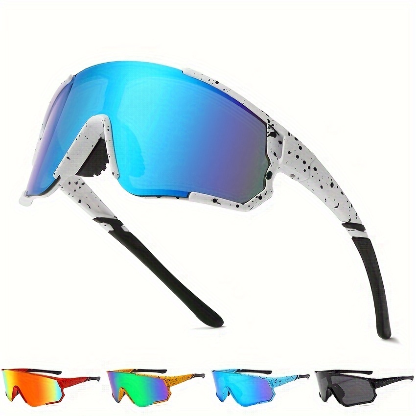 

Une paire de lunettes de sport à monture large et résistant au vent pour le cyclisme, pour hommes et femmes