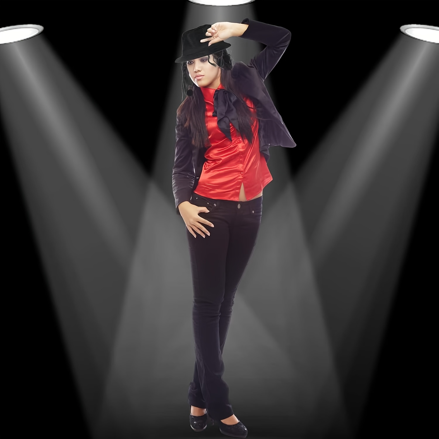 1980s Rock Star Dance Outfit Additions Set