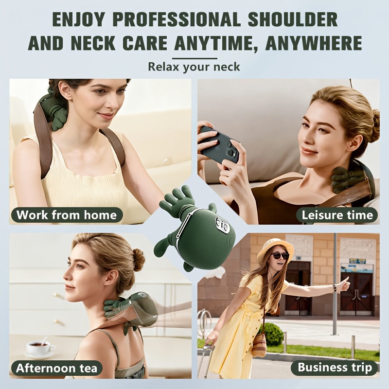 Multi-Functional Shoulder and Neck Massager with Heating Function
