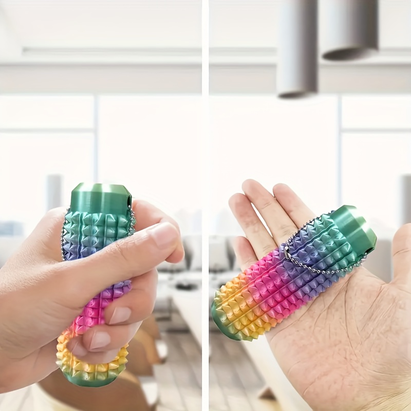 2-Pack Ouchies 3D Printed Sensory Fidget Toys - Relax & Focus Booster for Adults, Men & Women, Multi-Color Options, Durable Plastic Handheld Stress & Anxiety Gift for Office & Home Use, Anxiety, Playful Design, Textured Surface