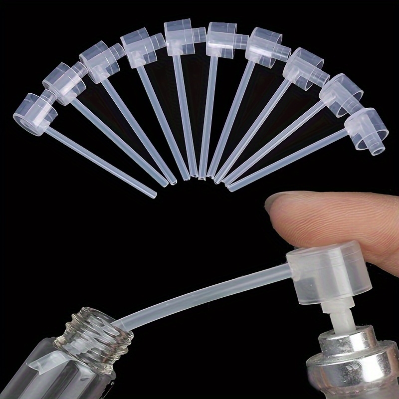 10 30 50pcs transparent plastic perfume sample dispenser presser 5ml fragrance sampling tool large bottle separator