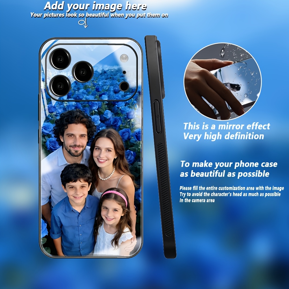 TEMU Phone Case - Customized Family Phone Case For Iphone 17e, 12, 11, 7, 8, 17, 16, 15, 14, 13, X, Xs, Xs Max, Xr, Se2, Air, Pro, , , Hd