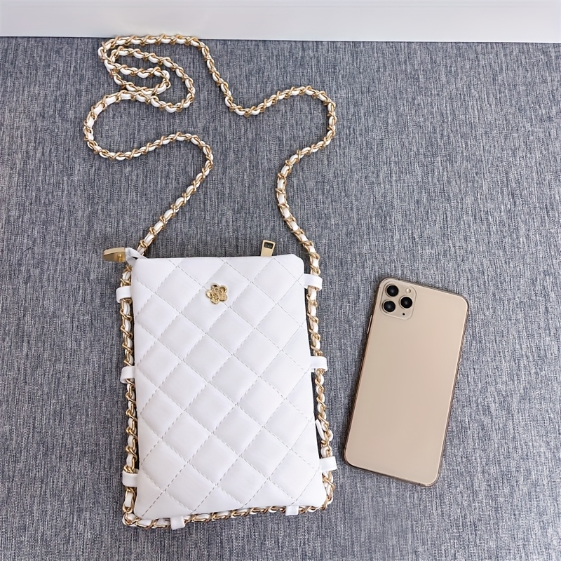 Image of Women Shoulder Bag Lightweight Crossbody Small Bag Fashionable All-match Mobile Phone Bag Fashionable Walking Chain Mobile Phone Bag Single Shoulder Bag For Women