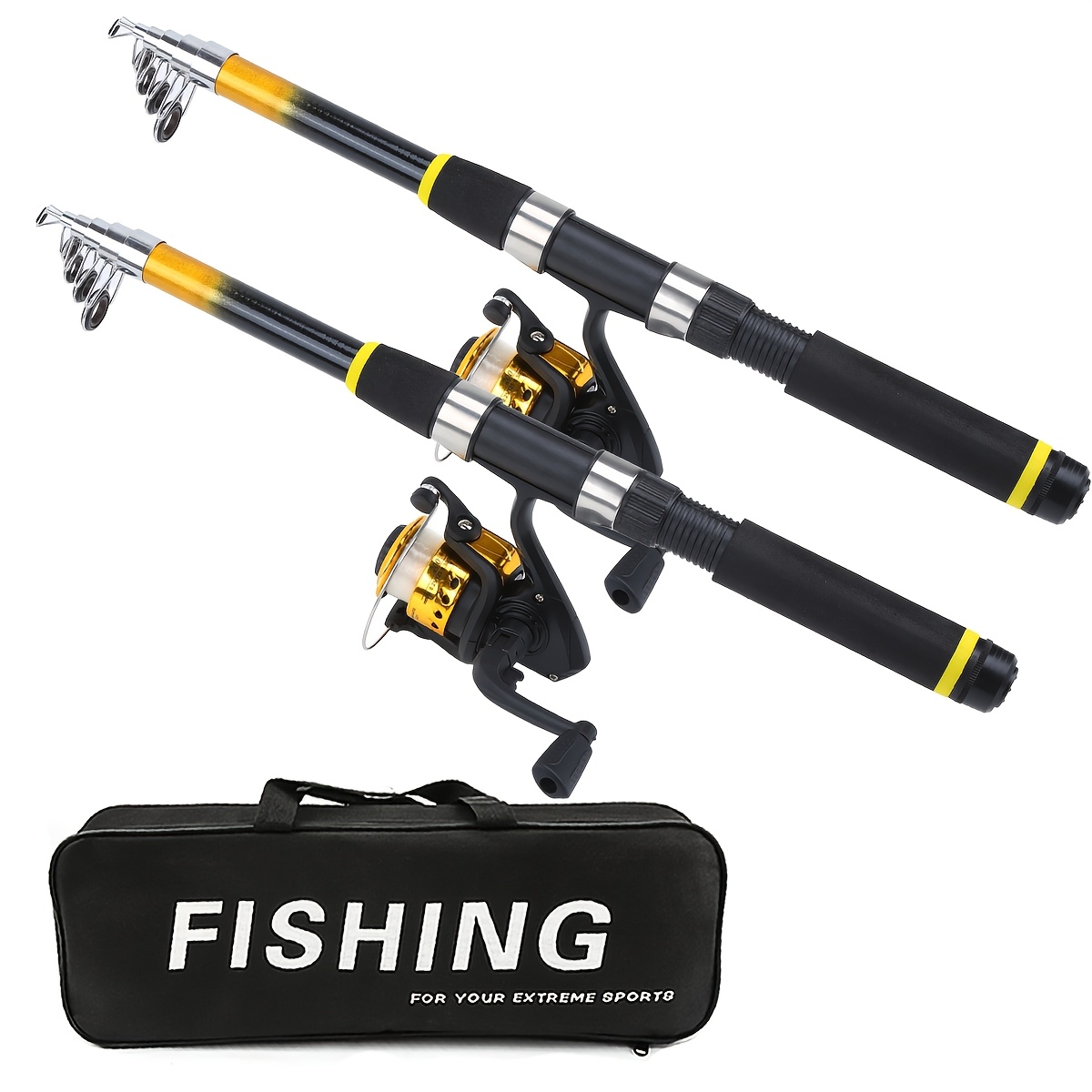 fishing rods and reels sold on Temu Canada