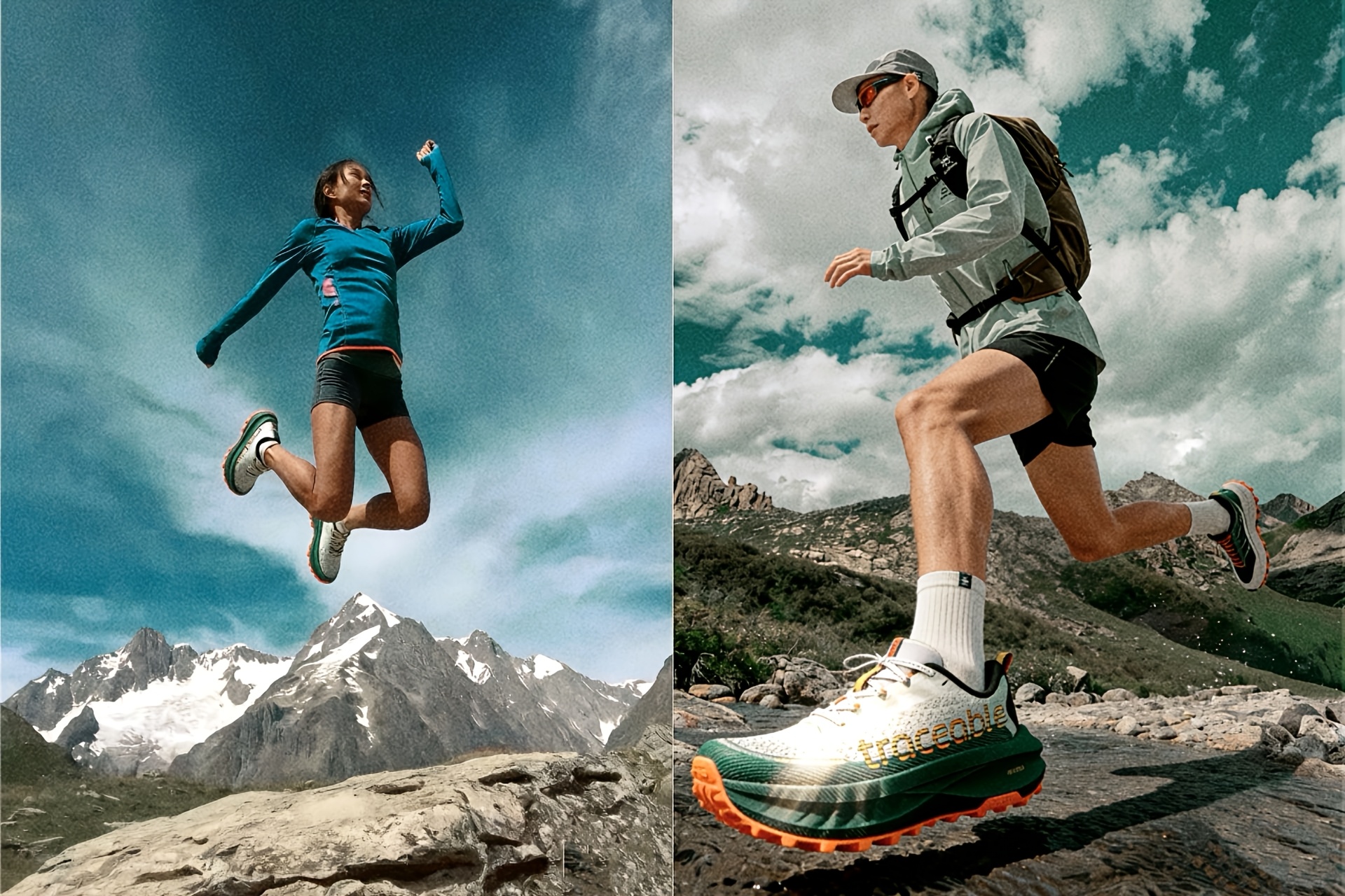 Sneakers, Men's Outdoor Shoes, Lightweight and Comfortable Trail Running Shoes, Anti-Slip Shock-Absorbing Casual Shoes, Fashionable Sports Running Shoes for Men