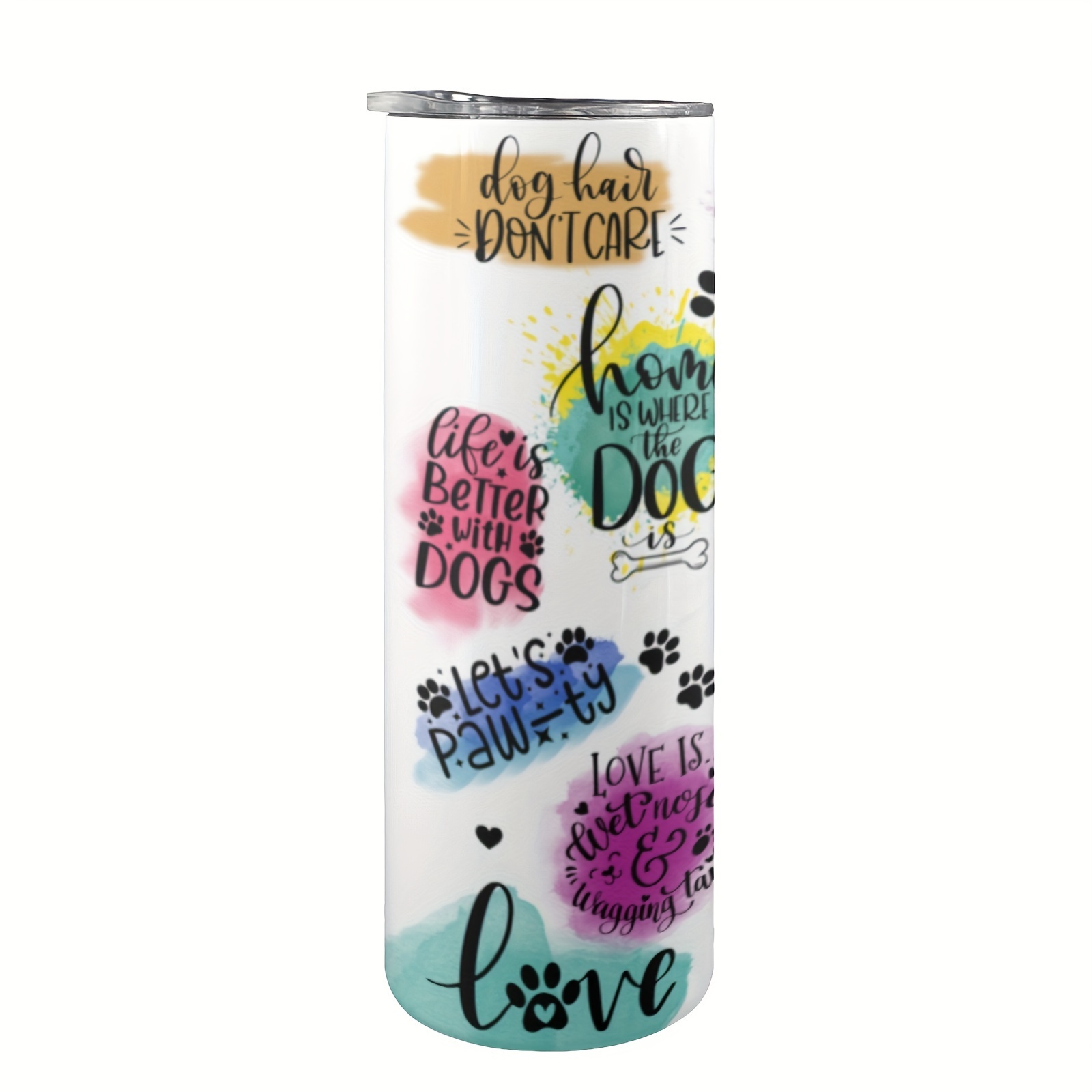 TEMU 1pc20oz, Peace And Love Vacuum Insulated Travel Coffee Tumbler Formother Grandma, Present For Mama Mom Sister Daughter,birthdayvalentines Day Gift For Her