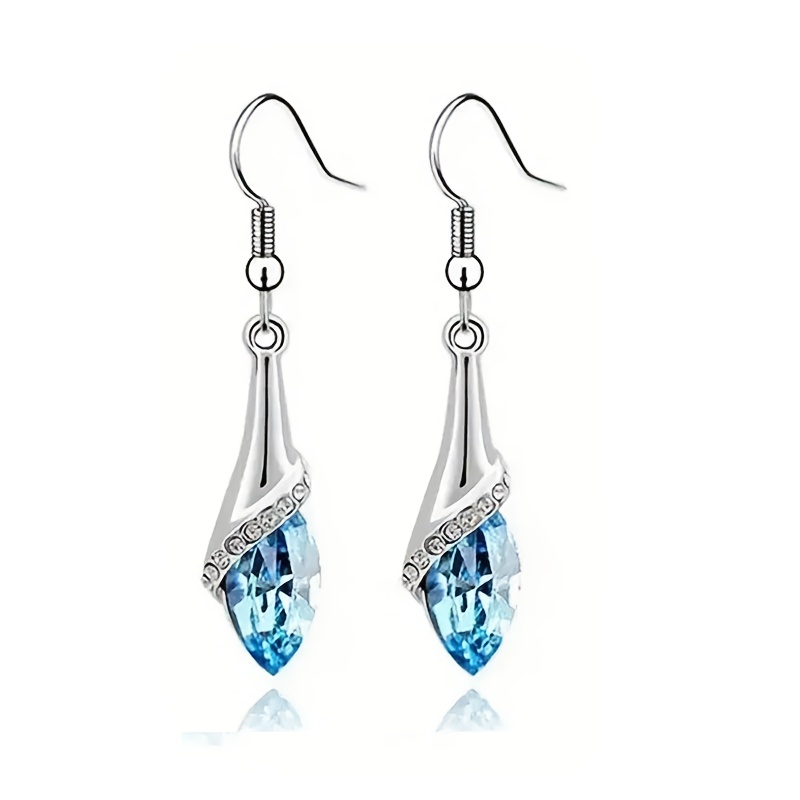item picture Elegant Bohemian Style Hollow Eye Sparkling Earrings, Alloy with Rhinestone Accents, Stainless Steel Posts, Perfect for Daily Wear, All Seasons, Everyday Earrings | Bohemian Style Earrings | Sparkling Accents