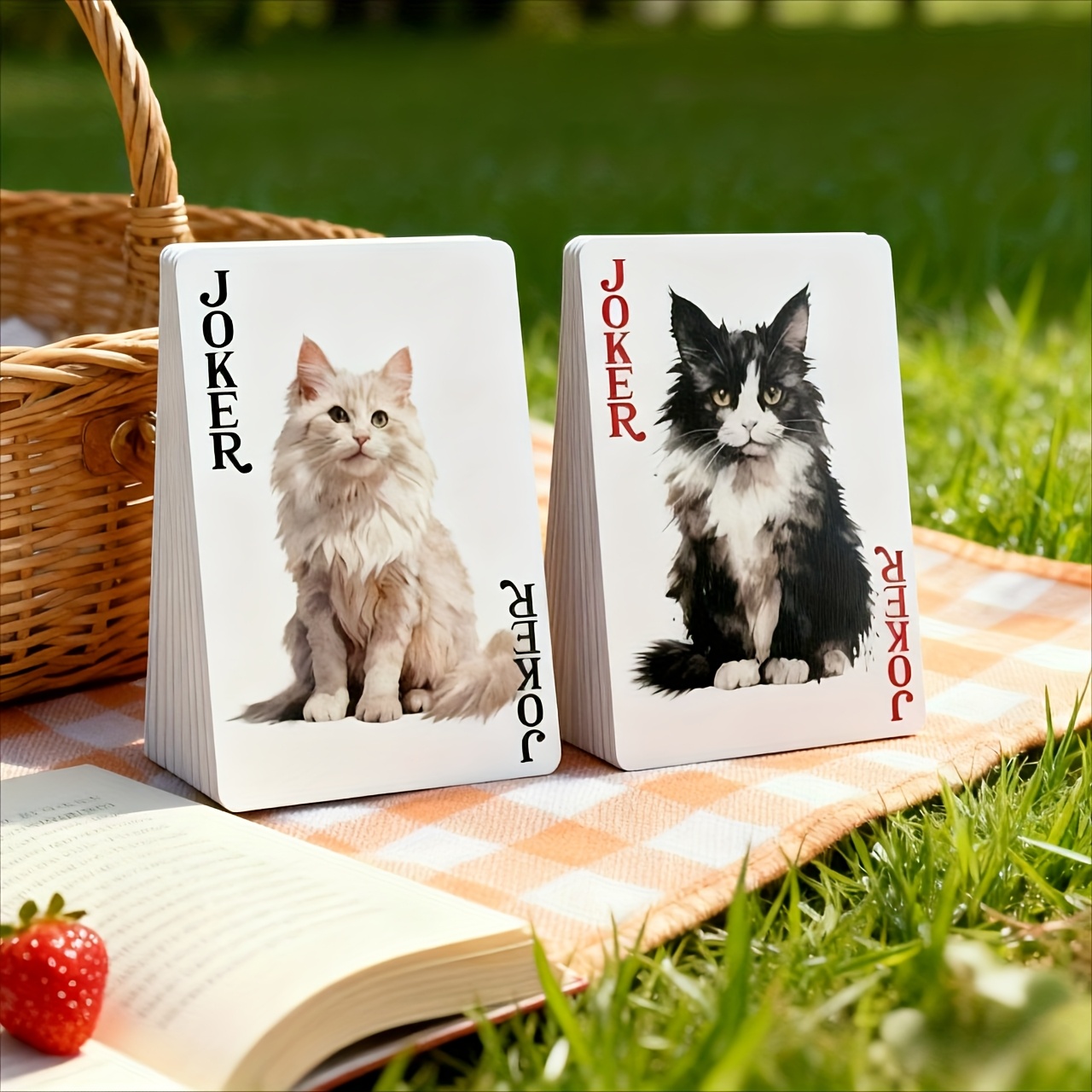 Cat-Themed Playing Cards with High-End Embossing Craftsmanship
