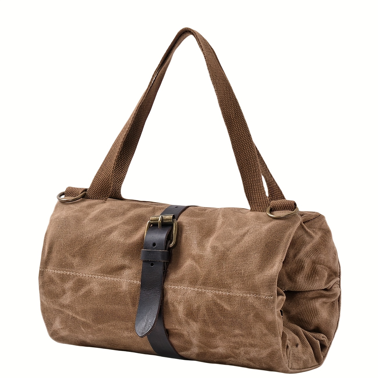 Vintage Canvas Tool Bag, Suitable for Storing Wrenches and Vehicle Repair, Portable Tool Bag, Thickened Multi-Functional Woodworking Bag for Tool Storage, Durable Hardware Tool Organizer