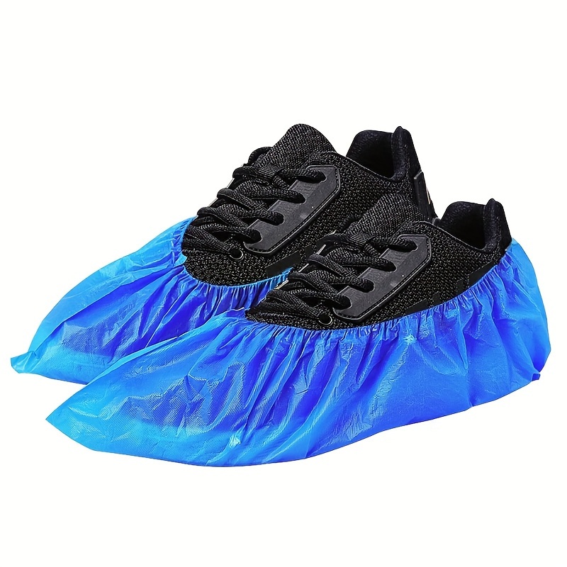 Cubrezapatos impermeable azul 100 unidades