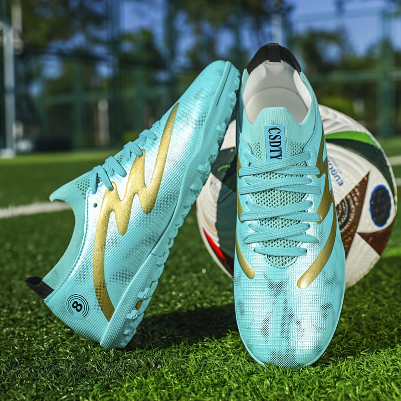 Zapatos de fútbol deportivos preppy para hombre Botines de entrenamiento  de rendimiento de corte con de rayas, para