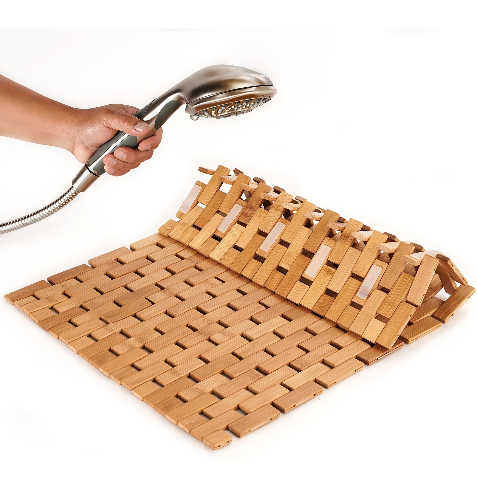 diy bambus badematte badezimmer faltbare holz badematte - Temu Switzerland