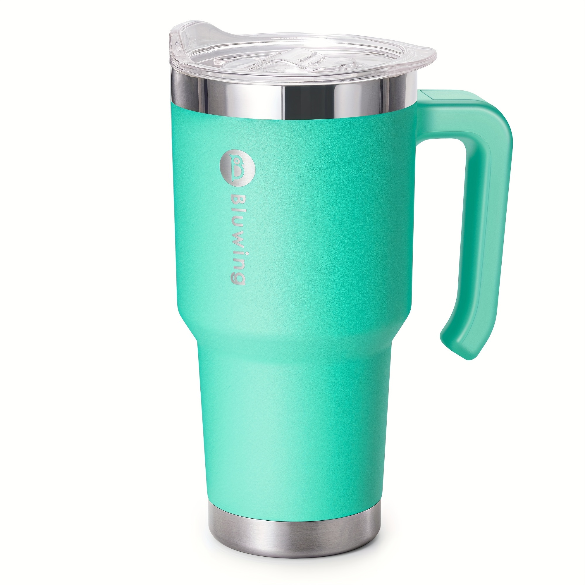 30z Stainless Steel Coffee Mug Handle Double Wall Vacuum - Temu