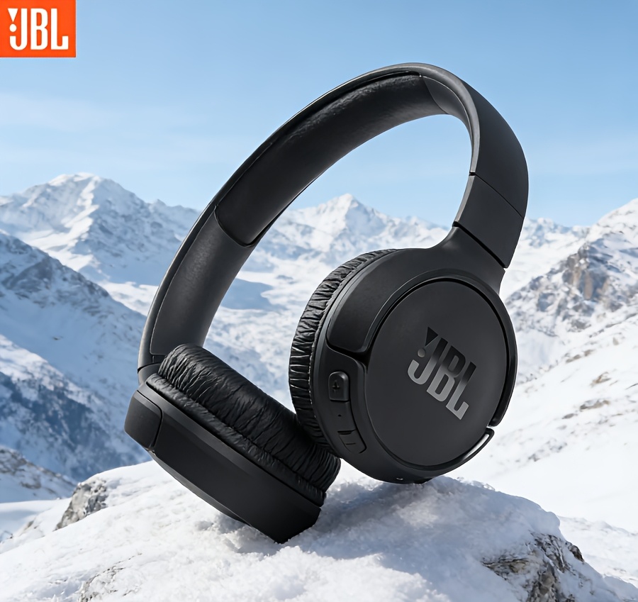 JBL Tune 510BT Over-Ear Wireless Headphones, Authentic, 40H Long Battery Life, 5-Min Quick Charge, Foldable Portable, Pure Bass, Brand Endorsement: 75 Years of JBL Acoustic Heritage! Pure Bass Sound, Trusted by Users Worldwide